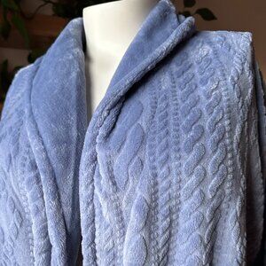 Women's Room Service Cable Texture Plush Robe Size xl NWT